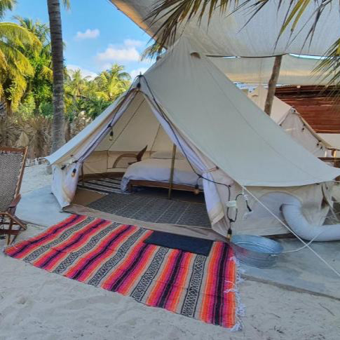 Glamping on El Cuyo area