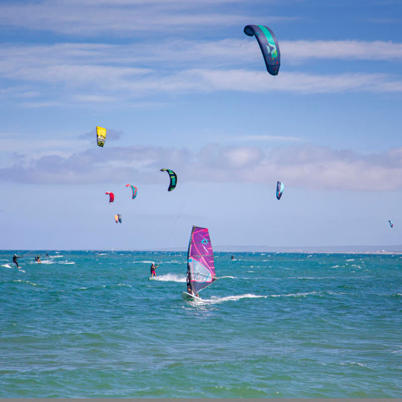 Kitesurfing in the Yucatecan Riviera