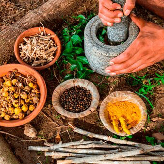 Traditional Mayan medicine in Santa Elena