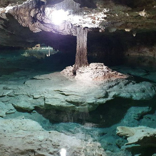 Sac Há Cenote and Nohoch Actún Caves