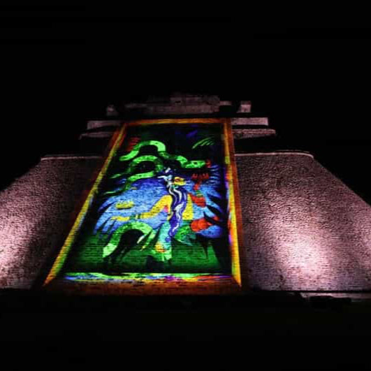 VideoMapping Echoes of Uxmal
