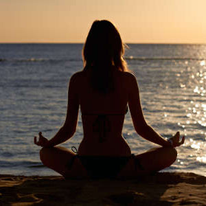 Yoga facing the sea at Progreso