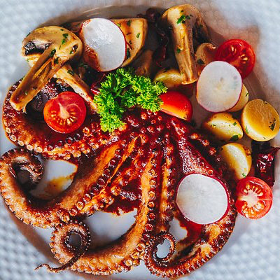 Mariscos en la zona de Telchac